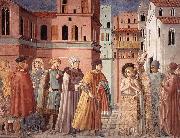 GOZZOLI, Benozzo Scenes from the Life of St Francis (Scene 3, south wall) sdg oil on canvas